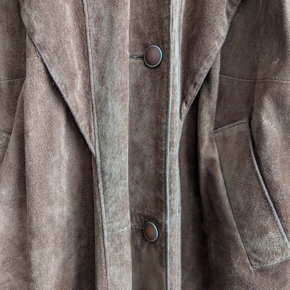 Vintage Union Made Leather Trench - Picture 7 of 13